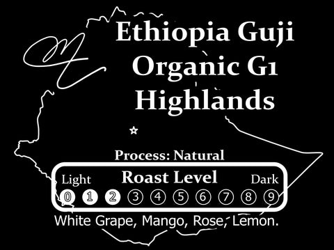 Ethiopia ORGANIC Guji G1 Highlands